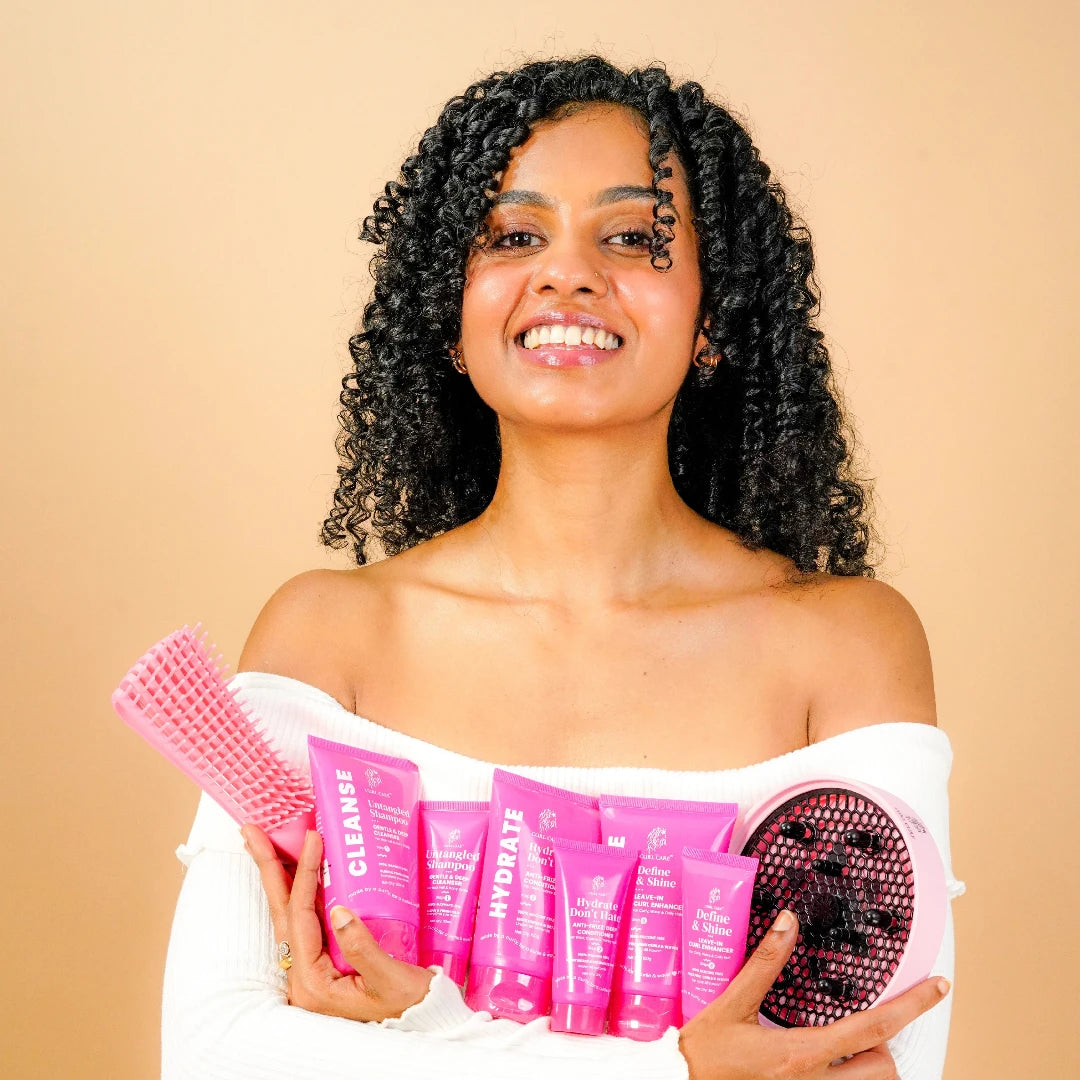 Curl care- Indian curly and wavy hair care brand