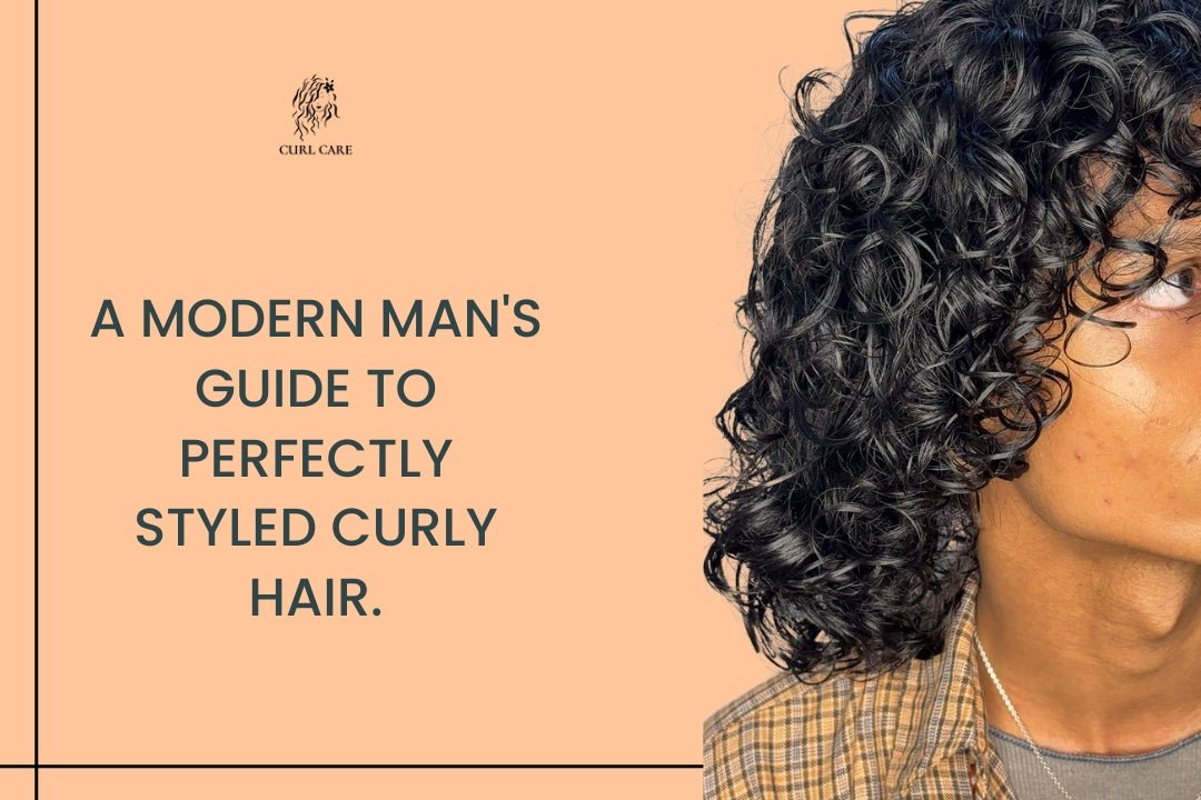 A Modern Man's Guide to Perfectly Styled Curly Hair.