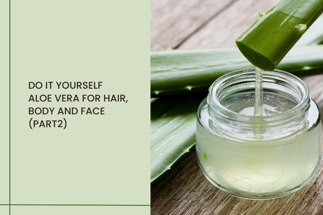 Do It Yourself- Aloe vera for hair, body and face (Part 2)