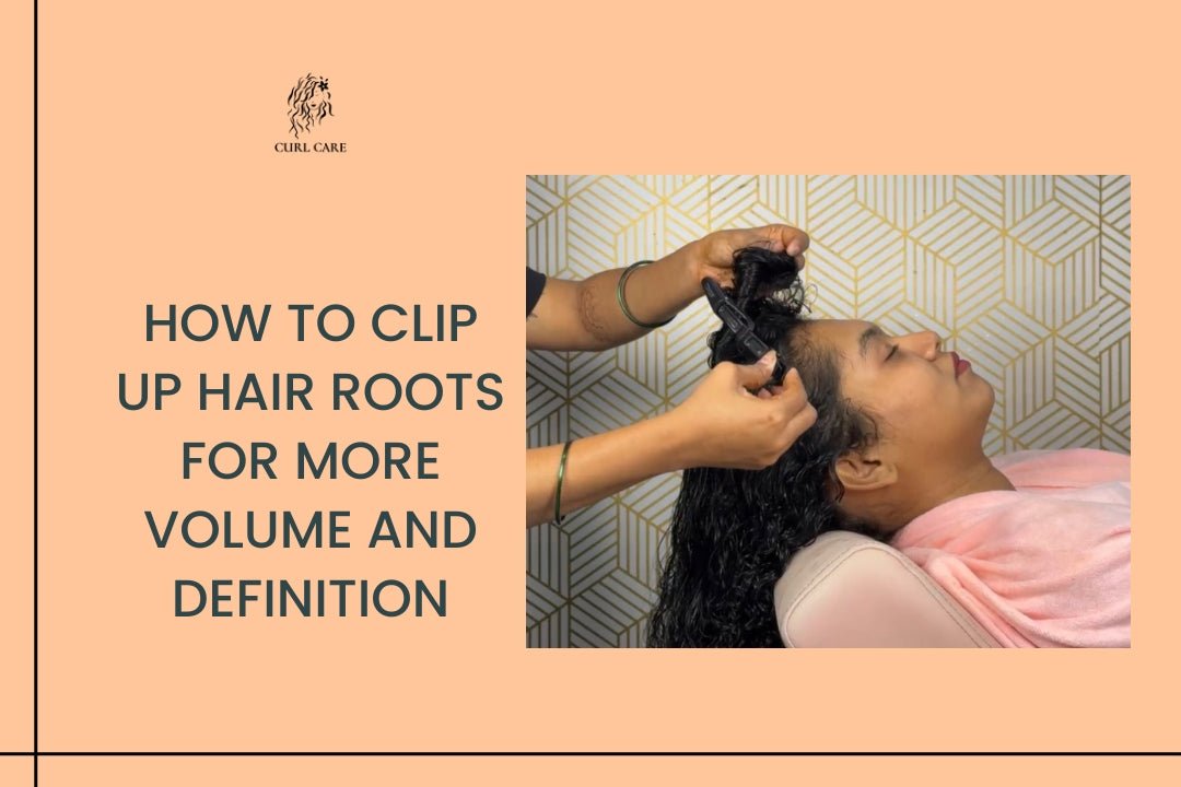 How to Clip Up Hair Roots for More Volume and Definition