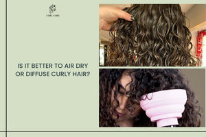 Is it better to air dry or diffuse curly hair?
