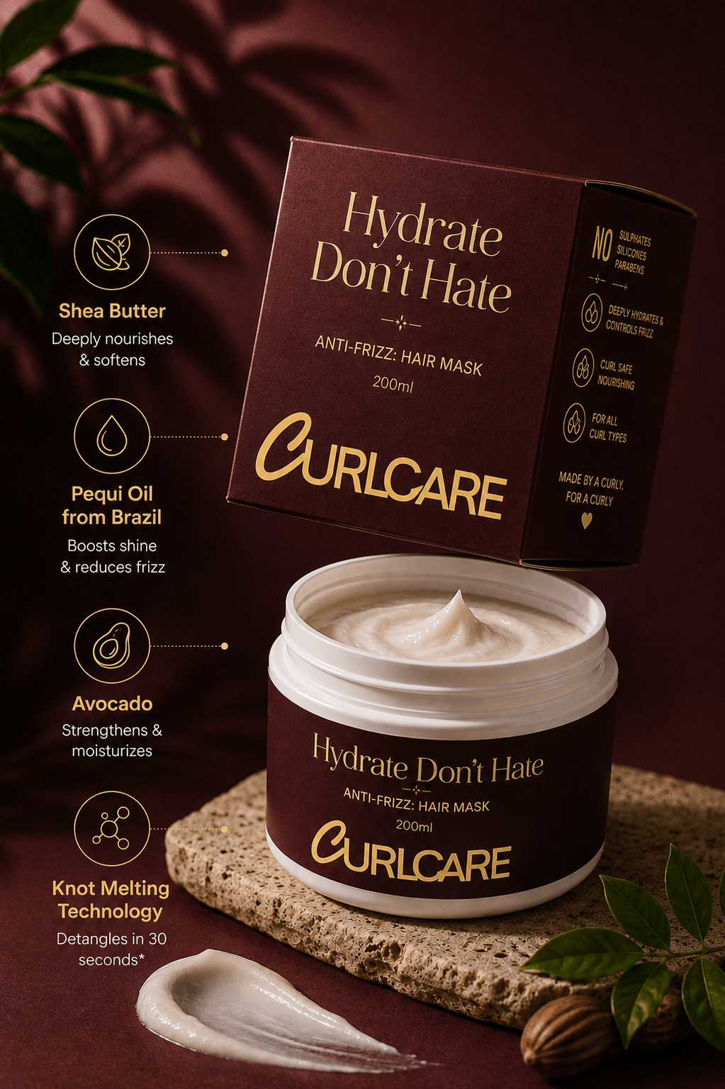 Hydrate Don't Hate Conditioner - 200ml - Curl Care