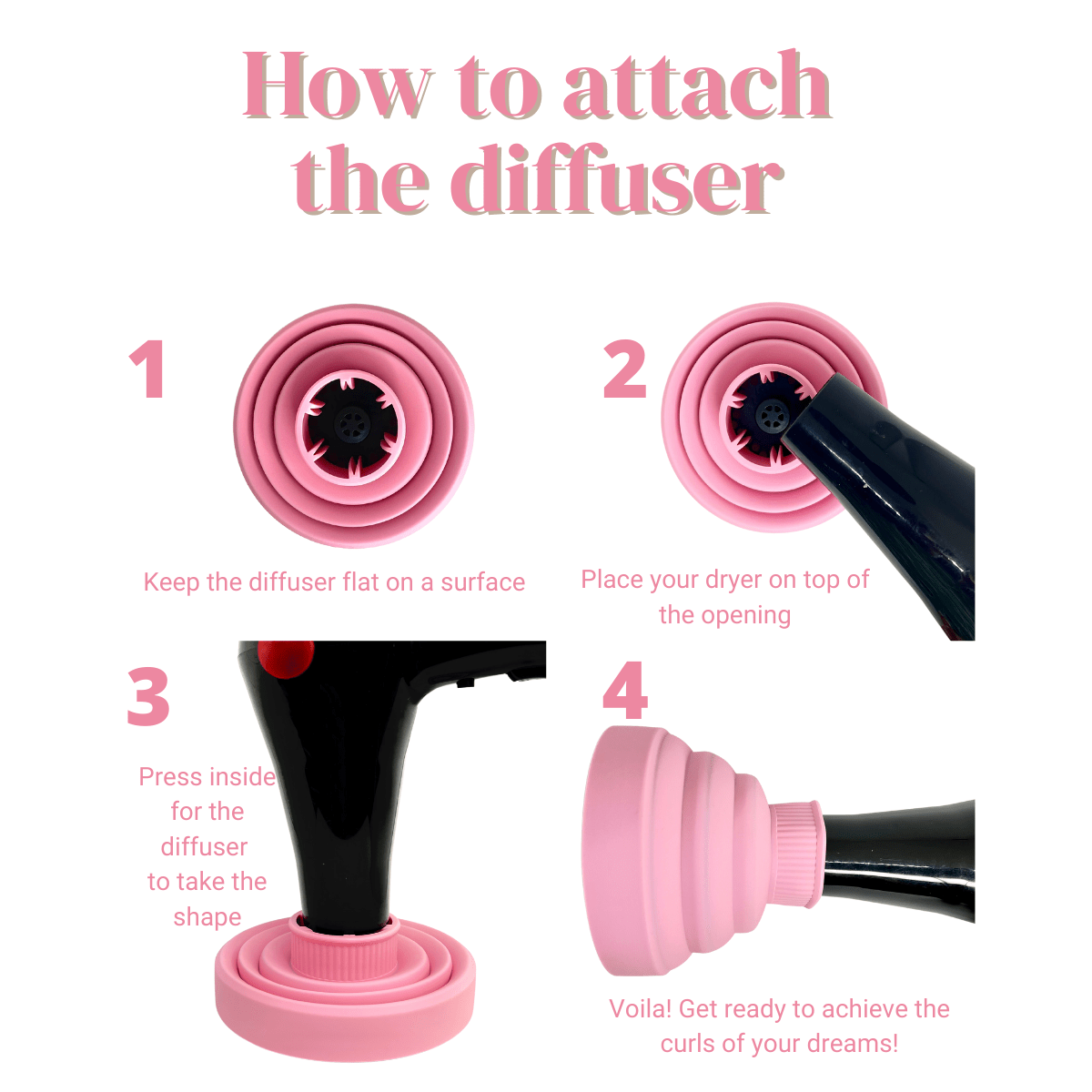 Styling Combo (Curl Cream + Diffuser) - Curl Care