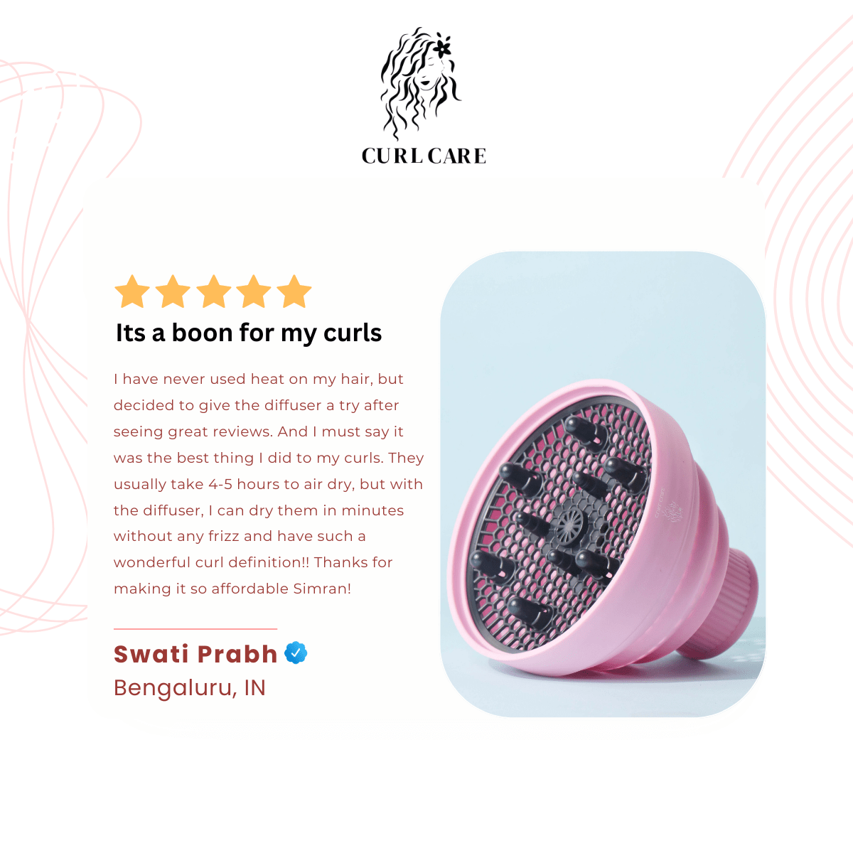 Styling Combo (Curl Cream + Diffuser) - Curl Care