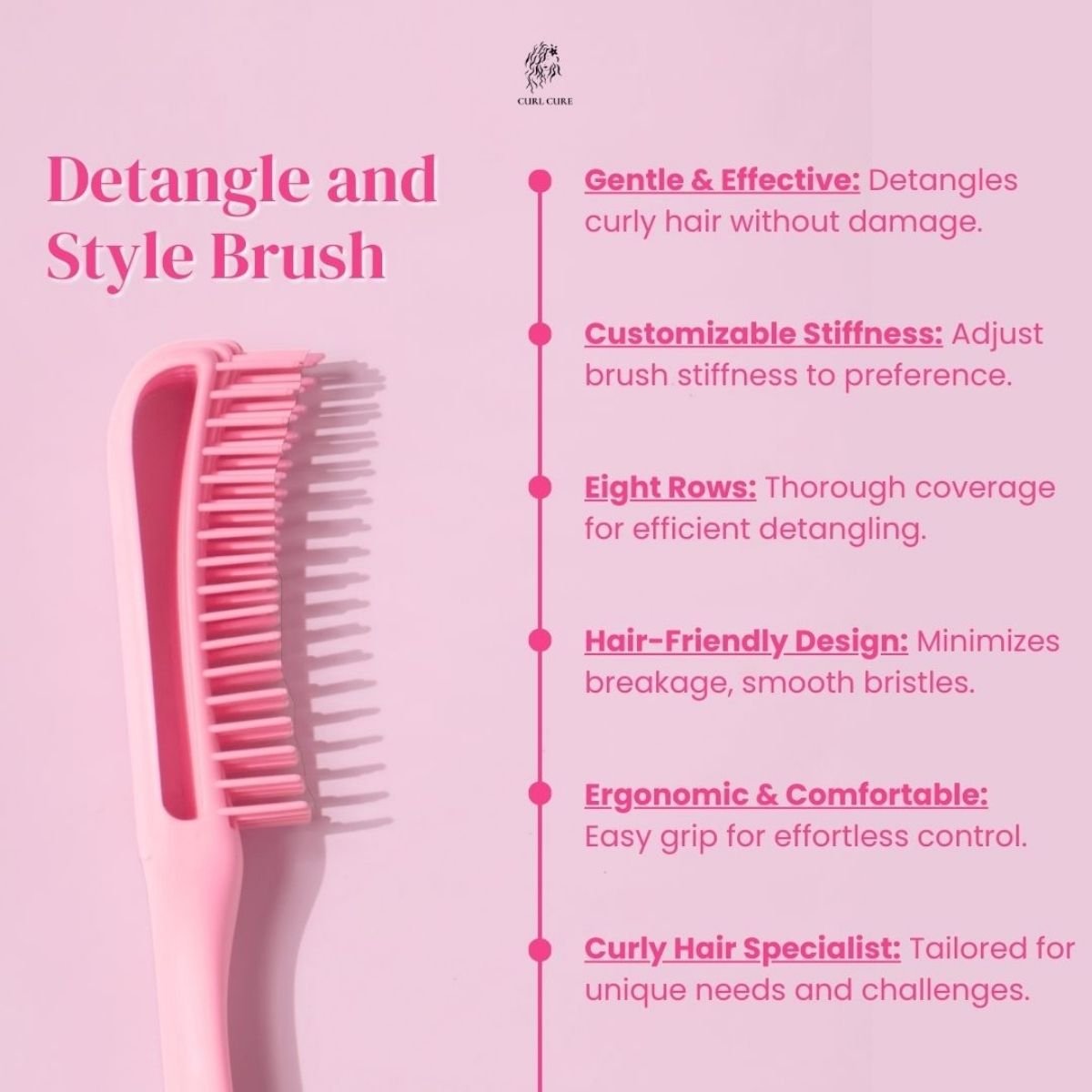 Pay-Day Combo (Detangling Brush + Microfibre Towel) - Curl Cure